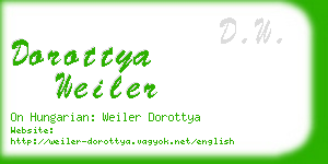 dorottya weiler business card